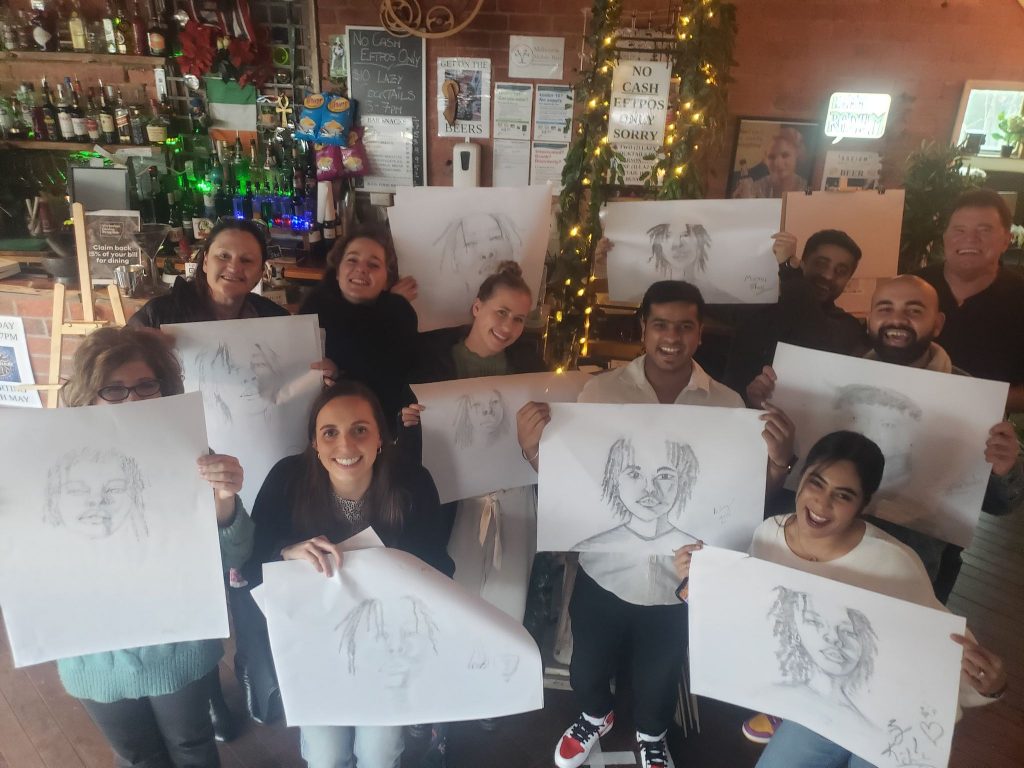 Sip and Paint Melbourne Painting Classes Draw and Drink