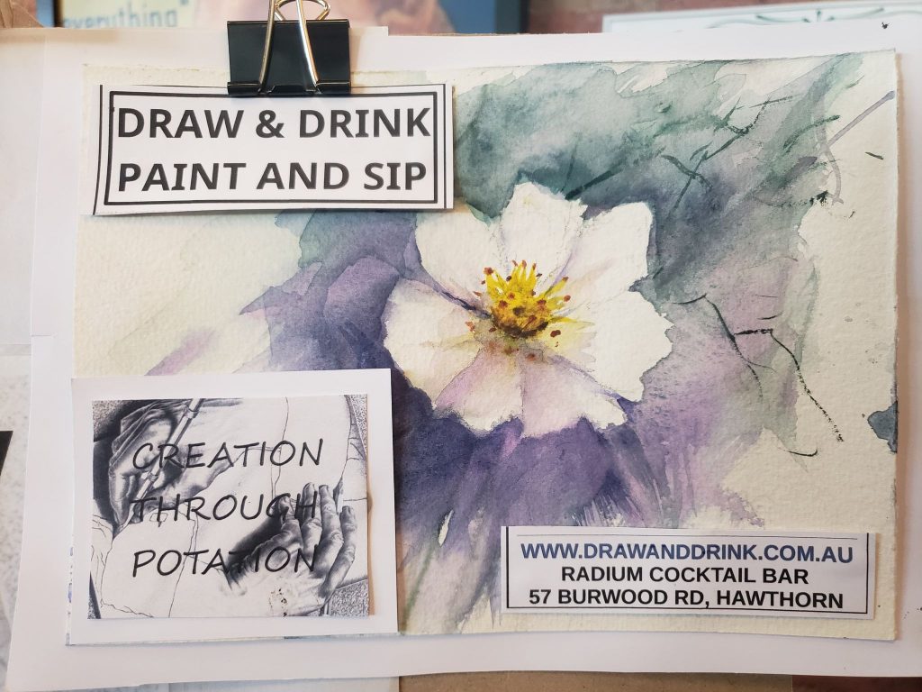 Sip and Paint Melbourne Painting Classes Draw and Drink