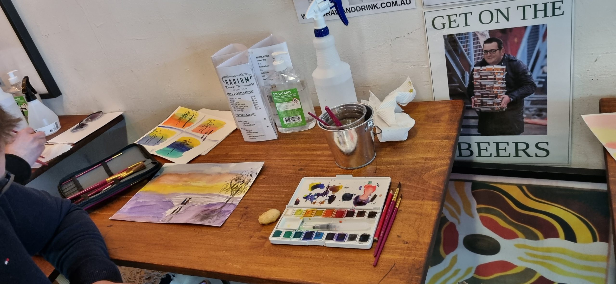 Sip and Paint Melbourne Painting Classes Draw and Drink